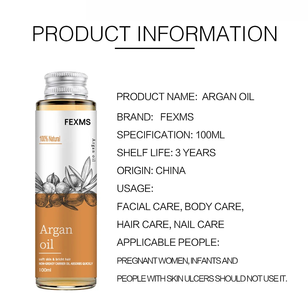 Organic Argan Oil – 100% Pure Cold Pressed Moisturizer