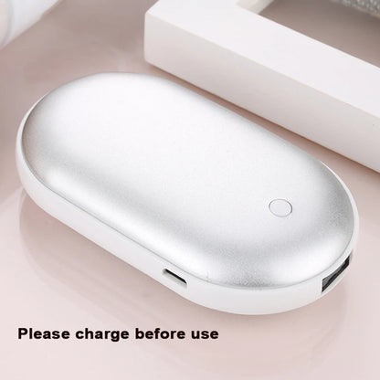 Ultra thin double-sided heating hand warmer with one click switch to 3 temperature levels, versatile for hand and abdominal warm