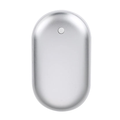 Ultra thin double-sided heating hand warmer with one click switch to 3 temperature levels, versatile for hand and abdominal warm