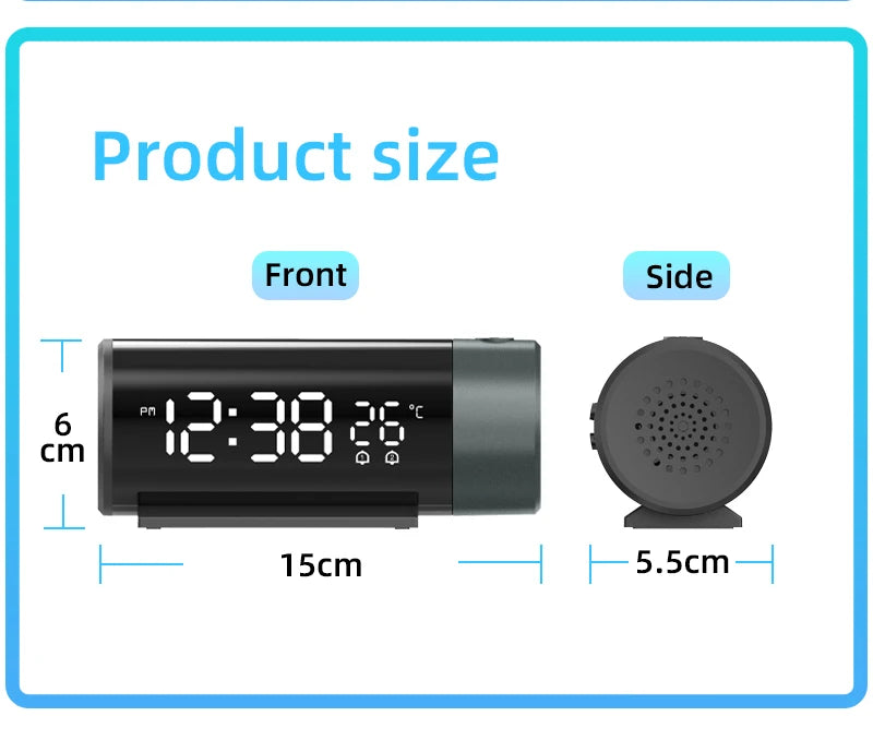 Digital LED clock