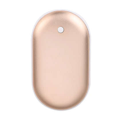 Ultra thin double-sided heating hand warmer with one click switch to 3 temperature levels, versatile for hand and abdominal warm