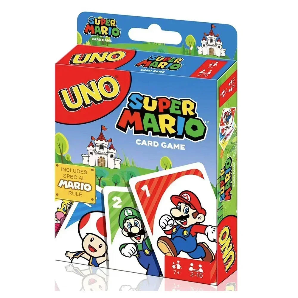 UNO FLIP! Pokemon Board Game Anime Cartoon Mario Figure Pattern Family Funny Entertainment One Piece uno Cards Games Xmas Gifts